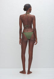 String Triangle Top - Safari Crinkle - Matteau
